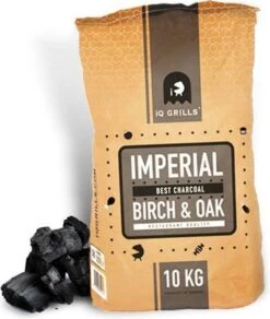 Houtskool "iQ Grills IMPERIAL Best Charcoal" Birch/Oak 10kg, Restaurant Quality - Grote Brokken - Lange Brandduur 5 Houtskool "iQ Grills IMPERIAL Best Charcoal" Birch/Oak 10kg, Restaurant Quality - Grote Brokken - Lange Brandduur -The Bastard Winkel 1014x1200 2