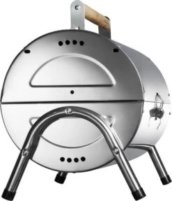 BBQ Collection Houtskoolbarbecue - Cilinder - Chroom -The Bastard Winkel 1024x1200