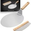 GrillX Pizzaschep Met Pizzasnijder - 30cm - In Luxe Doos - Pizzaspatel Voor BBQ & Oven - BBQ Accesoires Gereedschap -The Bastard Winkel 1044x1200