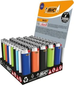 BIC Lighter Aansteker Maxi J26 Display(50stuks) 8 BIC Lighter Aansteker Maxi J26 Display(50stuks) -The Bastard Winkel 1045x1200