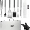 BBQ Accesoires Set Met Thermometer, Handschoenen, Bbq Tang, Bbq Borstel Van Zedar 2 BBQ Accesoires Set Met Thermometer, Handschoenen, Bbq Tang, Bbq Borstel Van Zedar -The Bastard Winkel 1049x1200 1
