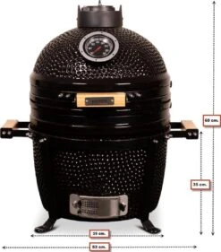 Patton Kamado 15" - Keramisch - Tafel Model - Premium Black - Medium - Zwart 37 Patton Kamado 15" - Keramisch - Tafel Model - Premium Black - Medium - Zwart -The Bastard Winkel 1055x1200