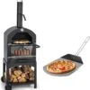 MaxxGarden Pizza Oven - Smoker Barbecue Op Hout, Houtskool Of Pellets - 45 X 65 X 158cm