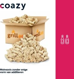 Aanmaakkrullen Voor BBQ Of Kachel | 5kg ECO FSC Gecertificeerd Aanmaakhout Barbecue - Biologisch En Duurzaam Aanmaakwokkels - Houtwol Wokkels - Barbeque Aansteker - Aanmaakblokjes - Accessoires - Ongeveer 400krullen -The Bastard Winkel 1132x1200 1