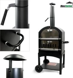 MaxxGarden Pizza Oven - Smoker Barbecue Op Hout, Houtskool Of Pellets - 45 X 65 X 158cm -The Bastard Winkel 1137x1200 1