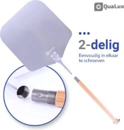 Qualux Pizzaschep Tweedelig – Pizzaschep Voor BBQ – Ophangbaar – Hout/rvs -The Bastard Winkel 1139x1200 4