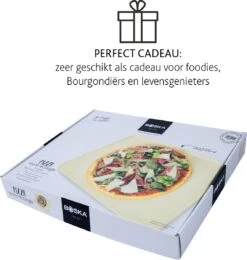 Boska Pizzasteen Deluxe Rechthoek - Voor De Oven - Knapperige Pizza's - 40x32 Cm - BBQ Accessoires -The Bastard Winkel 1142x1200 3