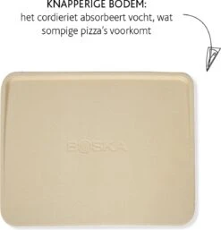 Boska Pizzasteen Deluxe Rechthoek - Voor De Oven - Knapperige Pizza's - 40x32 Cm - BBQ Accessoires -The Bastard Winkel 1155x1200 1