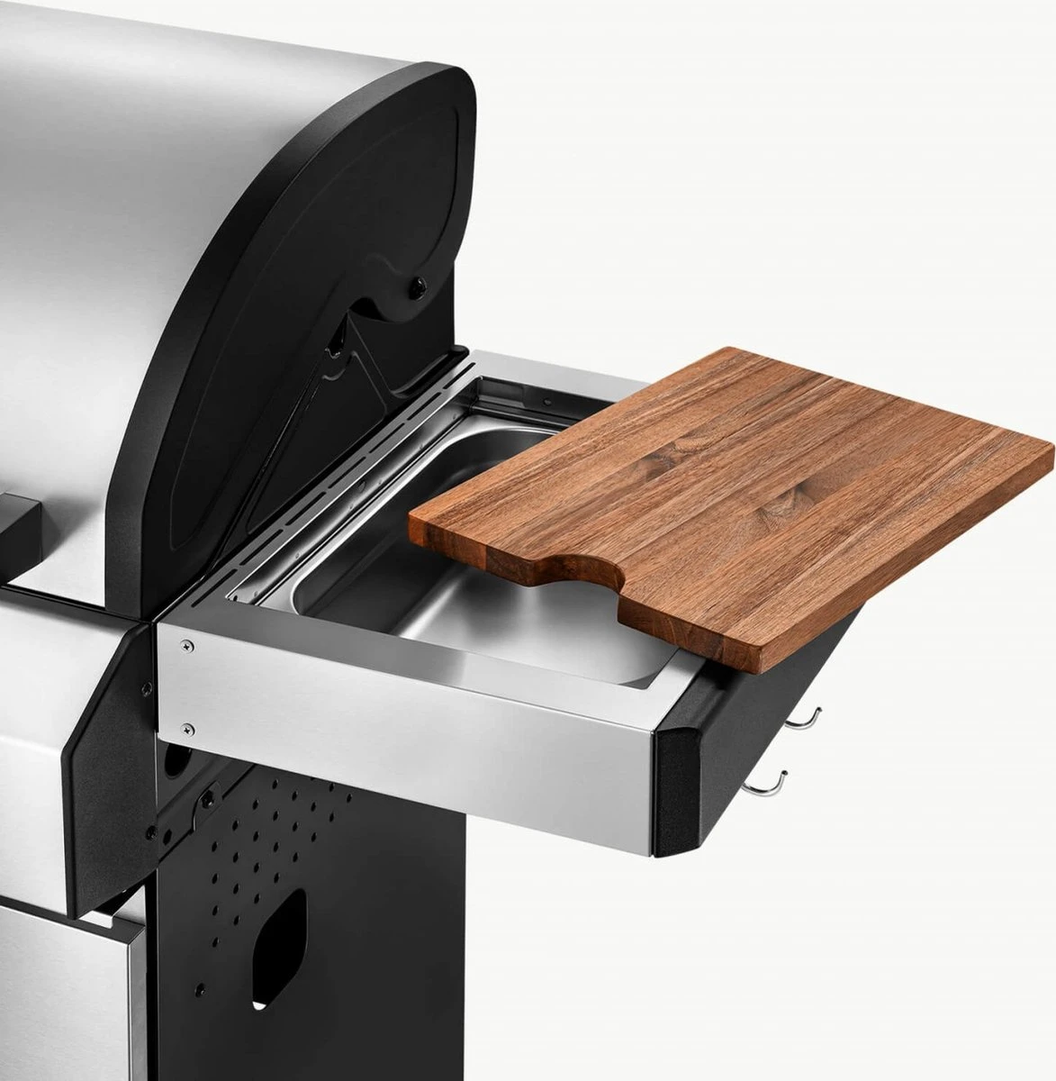 Burnhard Gas BBQ FRED JR. Deluxe - 2 Branders - Incl. Keramische Infraroodbrander & Afdekhoes - Deluxe 4 Burnhard Gas BBQ FRED JR. Deluxe - 2 Branders - Incl. Keramische Infraroodbrander & Afdekhoes - Deluxe - Afbeelding 2