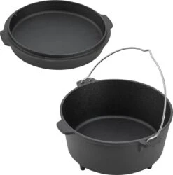 Dutch Oven Enkhuizen Met Deksel Gietijzer Zwart 4,2 L -The Bastard Winkel 1187x1200 3