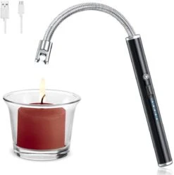 Merkloos BBQ Aansteker Oplaadbaar Met Usb Kabel - Elektrische Keuken Aansteker - Flexibele Aansteker - Zwart -The Bastard Winkel 1196x1200 5