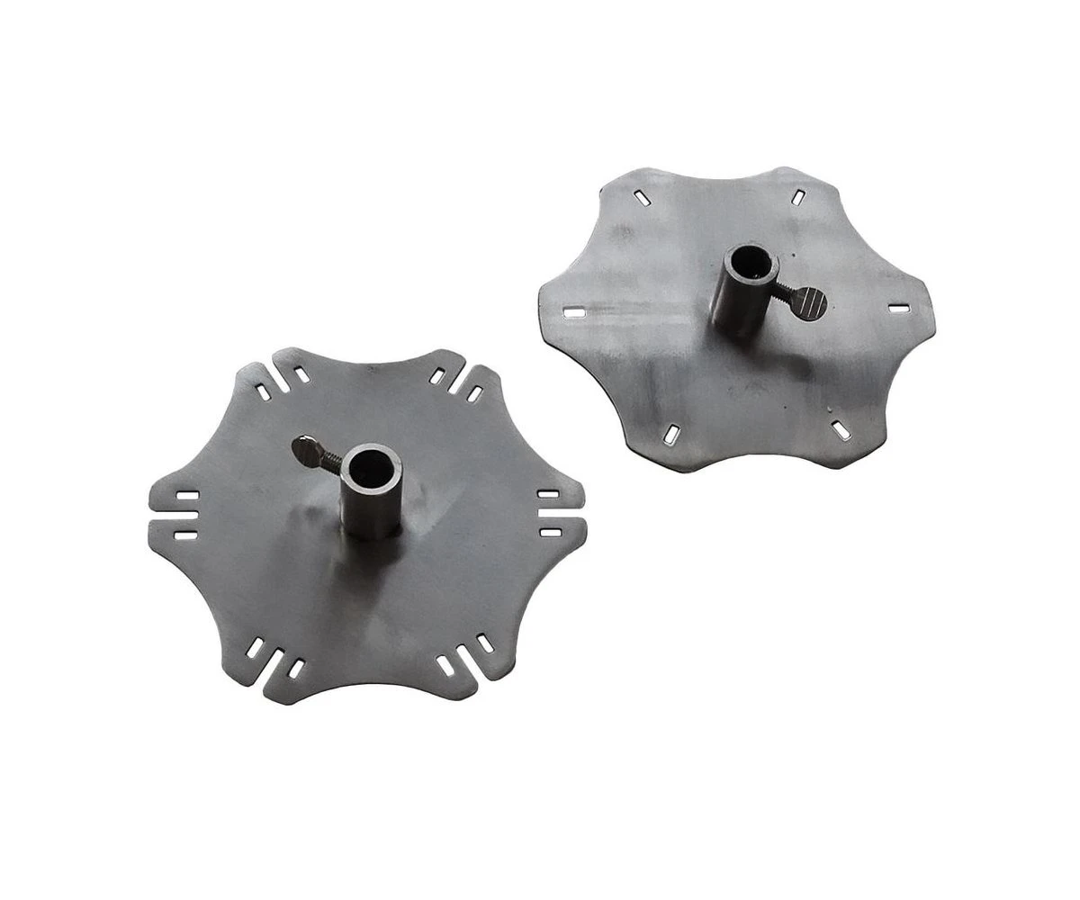 BBQ Rotisserie Kebab Spiezen Set (universele Set Geschikt Voor De Meeste Rotisseries / BBQ Spitten) 4 BBQ Rotisserie Kebab Spiezen Set (universele Set Geschikt Voor De Meeste Rotisseries / BBQ Spitten) - Afbeelding 3