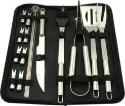 Krumble 18-delige Barbecue Set / Roestvrijstalen BBQ Set Van 18 / Inclusief Handige Opbergtas - RVS 15 Krumble 18-delige Barbecue Set / Roestvrijstalen BBQ Set Van 18 / Inclusief Handige Opbergtas - RVS -The Bastard Winkel 1200x1014