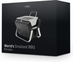 Mikamax Draagbare Mini BBQ - Barbecue - 's Werelds Kleinste Barbecue - Past In Je Broekzak - 18 × 6 × 15,5 Cm - 714 Gram - Mat Zwart -The Bastard Winkel 1200x1023 1