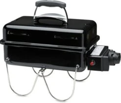 Weber Go-Anywhere Gas Barbecue - 41x26 Cm - Roestvrijstalen Branders - Gasregelkop - Incl. Deksel -The Bastard Winkel 1200x1024