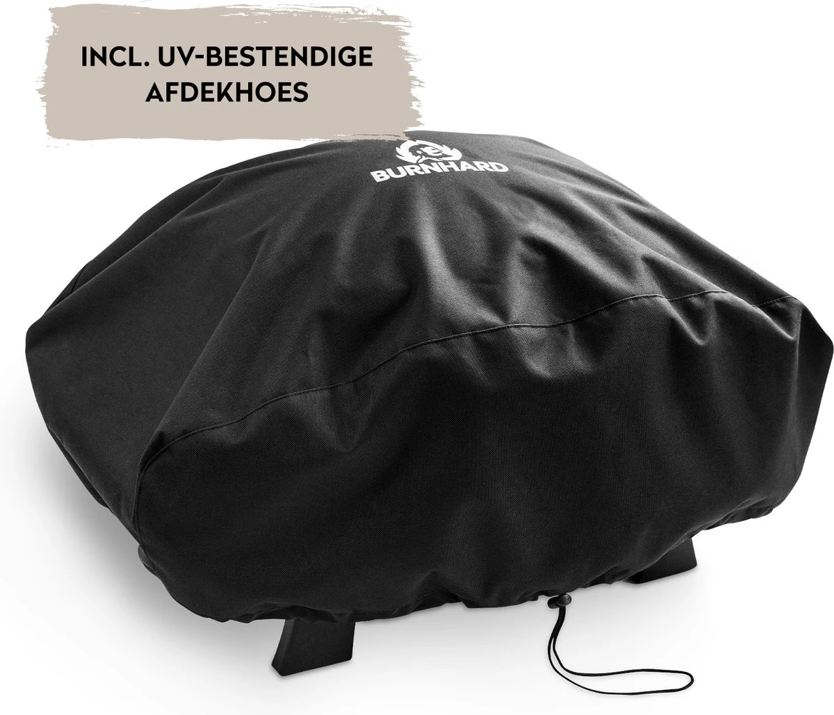 Burnhard Draagbare 2-Branders Gasbarbecue - Afdekhoes - BBQ Wayne 6 Burnhard Draagbare 2-Branders Gasbarbecue - Afdekhoes - BBQ Wayne - Afbeelding 4