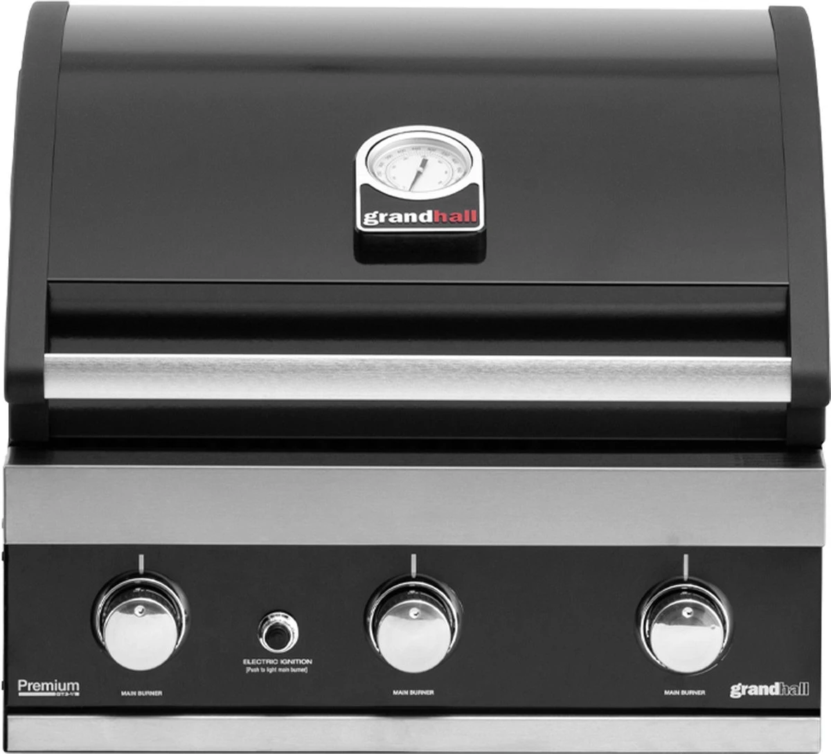 Grandhall Premium G3 Inbouw Bbq - Met Gasdrukregelaar 3 Grandhall Premium G3 Inbouw Bbq - Met Gasdrukregelaar