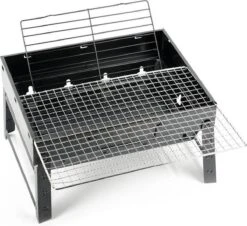 Merkloos Decopatent® Portable Houtskool BBQ - Barbecue - Inklapbaar - Barbecue Houtskool - Tafel Grill - Camping - Strand - Festival - Park -The Bastard Winkel 1200x1099