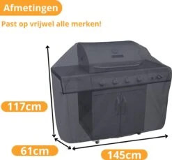 Waterdichte BBQ Hoes - Premium 145x61x117 Cm Barbecue Beschermhoes - Cover -The Bastard Winkel 1200x1114 4