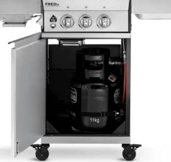 Burnhard Gas BBQ FRED JR. Deluxe - 2 Branders - Incl. Keramische Infraroodbrander & Afdekhoes - Deluxe 39 Burnhard Gas BBQ FRED JR. Deluxe - 2 Branders - Incl. Keramische Infraroodbrander & Afdekhoes - Deluxe -The Bastard Winkel 1200x1135