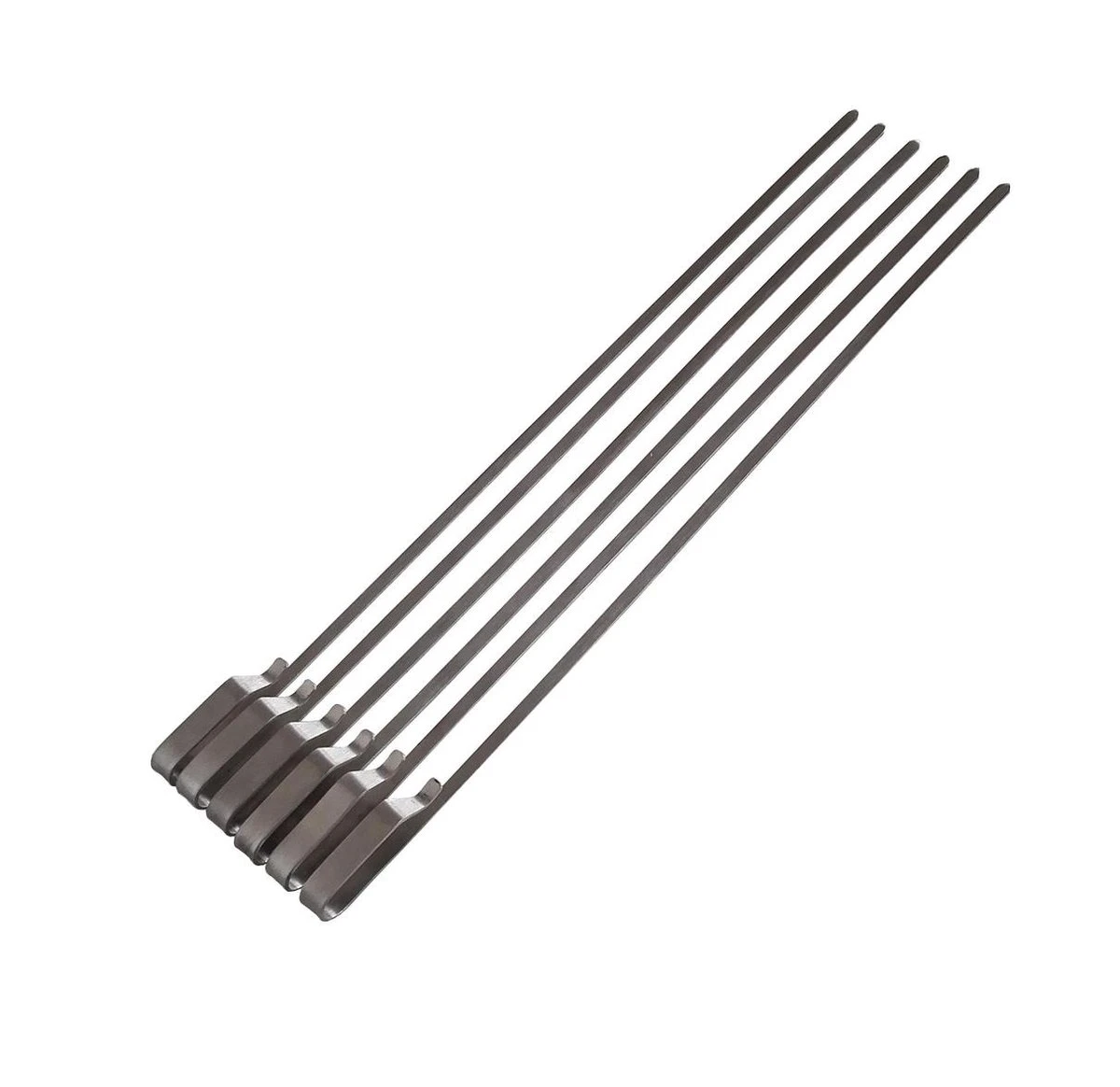 BBQ Rotisserie Kebab Spiezen Set (universele Set Geschikt Voor De Meeste Rotisseries / BBQ Spitten) 3 BBQ Rotisserie Kebab Spiezen Set (universele Set Geschikt Voor De Meeste Rotisseries / BBQ Spitten) - Afbeelding 2