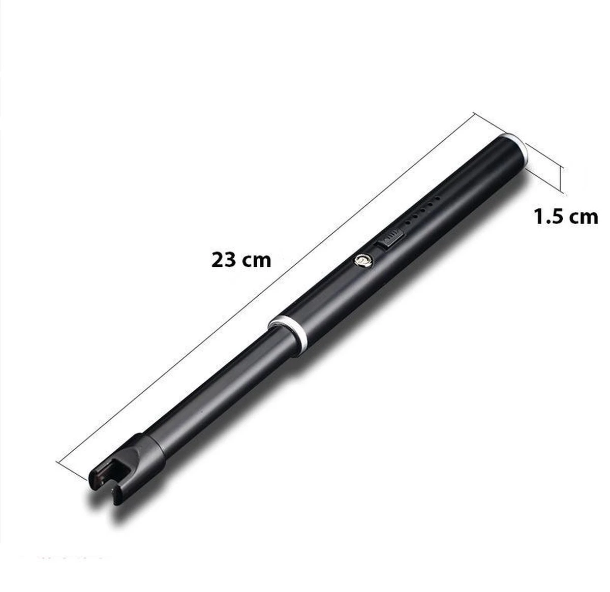 Oplaadbare Lange Dunne Elektrische Aansteker - Duurzame Plasma Aansteker - Inclusief Cadeauverpakking - BBQ – Kaarsen - Zwart 7 Oplaadbare Lange Dunne Elektrische Aansteker - Duurzame Plasma Aansteker - Inclusief Cadeauverpakking - BBQ – Kaarsen - Zwart - Afbeelding 5