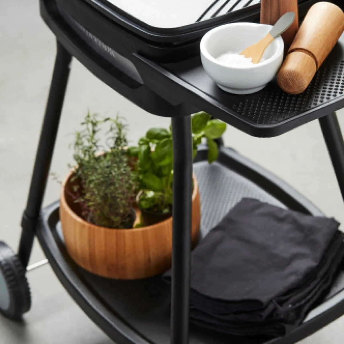 Barbecook Alexia - Elektrische Bbq - Afneembare Grill - Zijtafels - Wielen - 84x55x97cm 4 Barbecook Alexia - Elektrische Bbq - Afneembare Grill - Zijtafels - Wielen - 84x55x97cm - Afbeelding 2