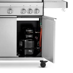 Burnhard Gas BBQ Big FRED Deluxe - 4 Branders - Incl. Keramische Infraroodbrander & Afdekhoes - Deluxe -The Bastard Winkel 1200x1200 118