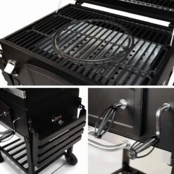 Alice's Garden Houtskool BBQ Bernard - Smoker - Verstelbare Houtskoolbak - Zwart -The Bastard Winkel 1200x1200 172