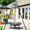 BBGRILL Driepoot Barbecue Zwart 172 Cm BBQ TRIPOD