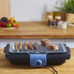 Moulinex BG134812 Barbecue Tafelblad Electrisch 2100W Zwart, Blauw, Zilver Barbecue 23 Moulinex BG134812 Barbecue Tafelblad Electrisch 2100W Zwart, Blauw, Zilver Barbecue -The Bastard Winkel 1200x1200 28