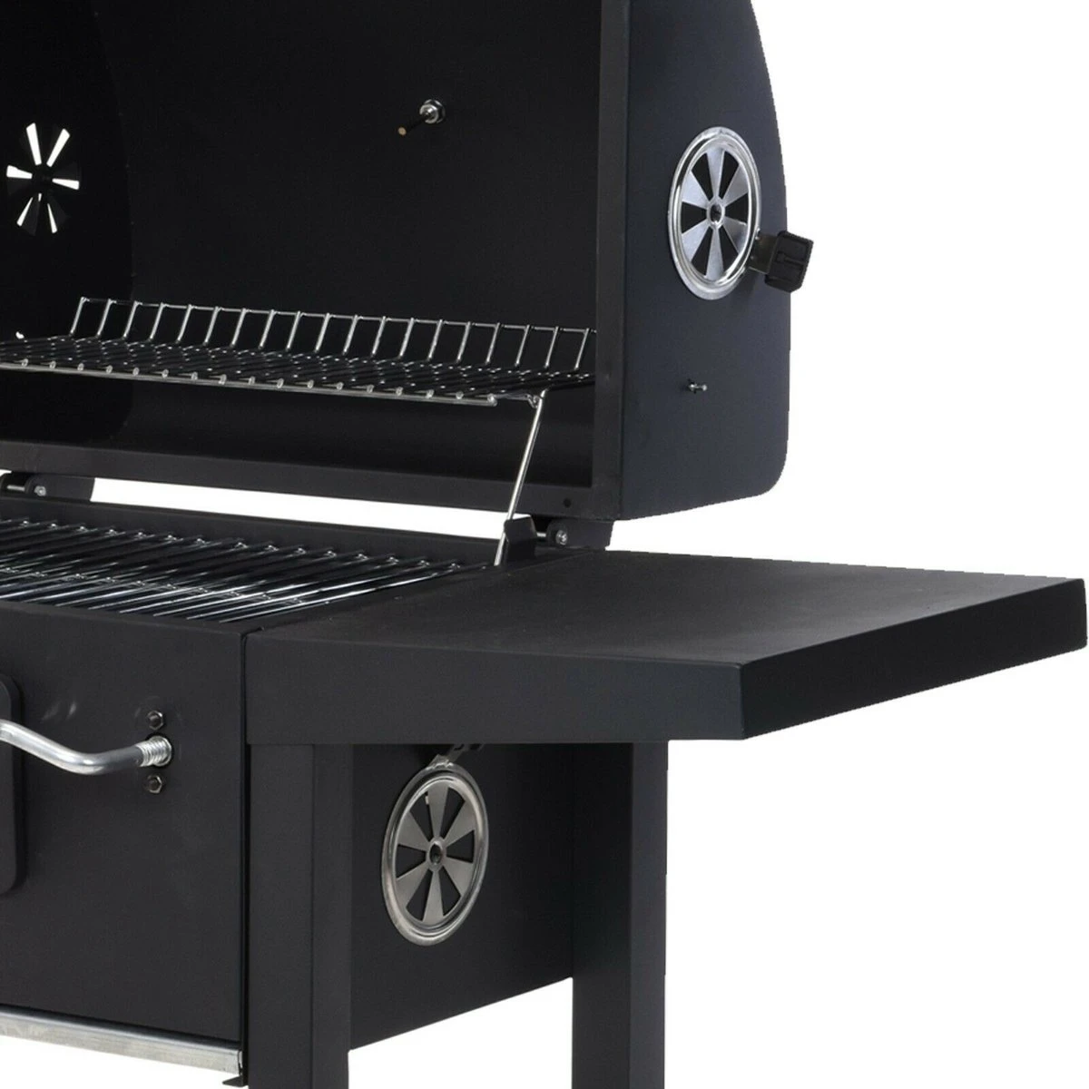 Vaggan Luxe Houtskool Barbecue - Grilloppervlak (LxB) 44 X 32 Cm - Staal - Matzwart 10 Vaggan Luxe Houtskool Barbecue - Grilloppervlak (LxB) 44 X 32 Cm - Staal - Matzwart - Afbeelding 8