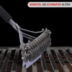 BBQ Borstel Staal RVS Reinigingsborstel Barbecue Grill Accessoires -The Bastard Winkel 1200x1200 345
