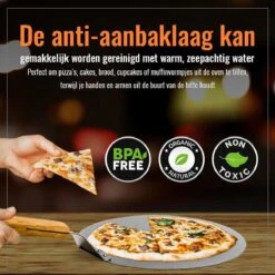 Inpro Pizzaschep RVS - Rond - Voor BBQ En Oven - Pizzaspatel - Taartschep - Houten Handvat - BBQ Gereedschap - Keukengerei - 30 Cm Diameter - Spatel 16 Inpro Pizzaschep RVS - Rond - Voor BBQ En Oven - Pizzaspatel - Taartschep - Houten Handvat - BBQ Gereedschap - Keukengerei - 30 Cm Diameter - Spatel -The Bastard Winkel 1200x1200 348