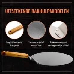 Inpro Pizzaschep RVS - Rond - Voor BBQ En Oven - Pizzaspatel - Taartschep - Houten Handvat - BBQ Gereedschap - Keukengerei - 30 Cm Diameter - Spatel 23 Inpro Pizzaschep RVS - Rond - Voor BBQ En Oven - Pizzaspatel - Taartschep - Houten Handvat - BBQ Gereedschap - Keukengerei - 30 Cm Diameter - Spatel -The Bastard Winkel 1200x1200 352