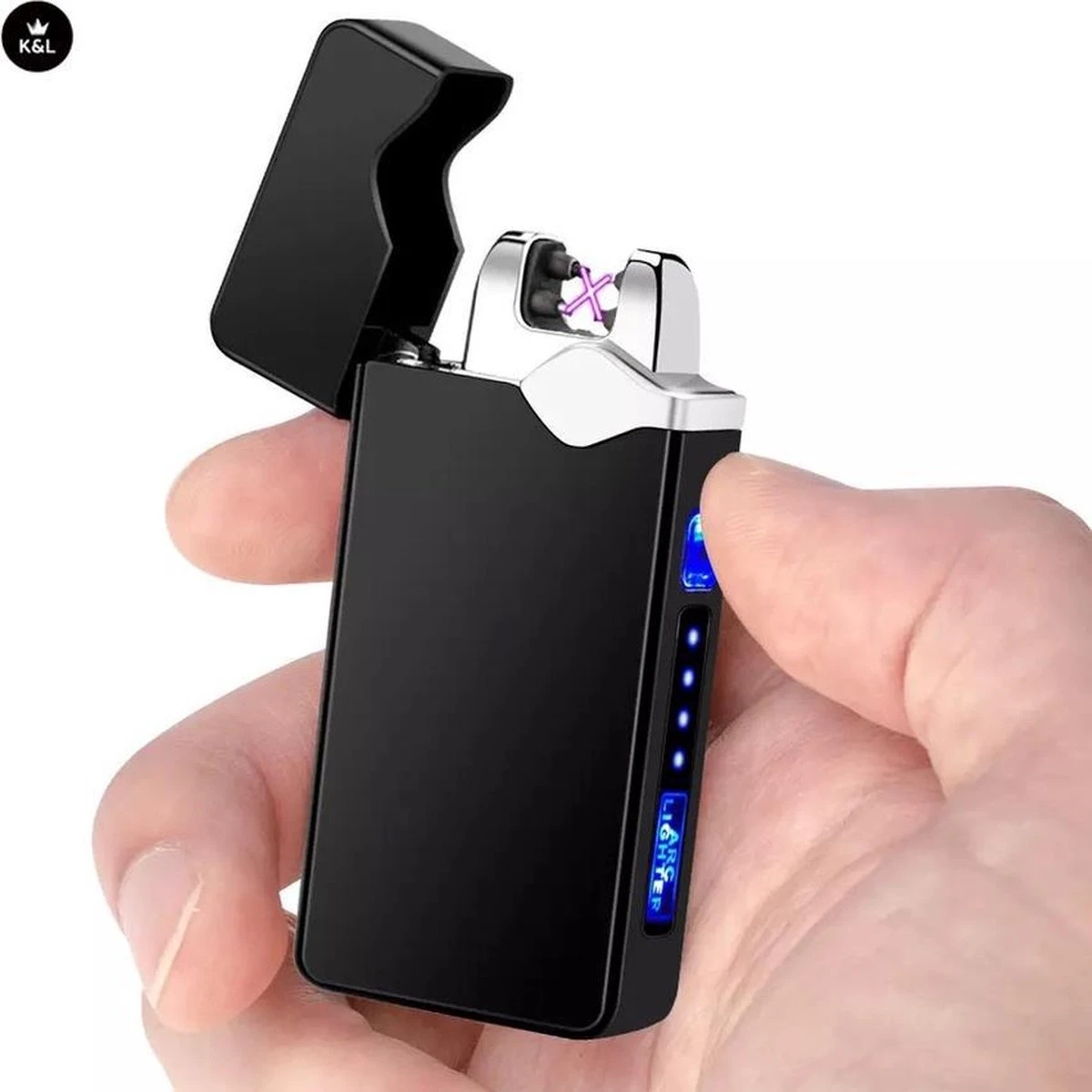 Elektrische Aansteker YLE| USB Oplaadbare Plasma Aansteker | Wind En Storm Bestendig 8 Elektrische Aansteker YLE| USB Oplaadbare Plasma Aansteker | Wind En Storm Bestendig - Afbeelding 6