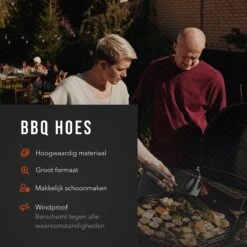 Merkloos BBQ Accesoires - BBQ Hoes - BBQ Hoes Waterdicht - Hoes - Hoes BBQ - UV- En Waterdicht - 145 X 61 X 117 Cm -The Bastard Winkel 1200x1200 388