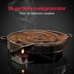 GrillX Cold Smoke Generator Met 1KG Appel Rookmot - 6 Liter - Smokerbox - RVS Rookbox - Rookgenerator - Koud Roken - BBQ Accesoires -The Bastard Winkel 1200x1200 395