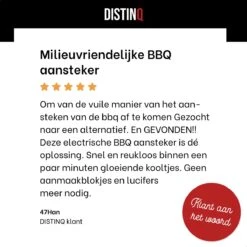 DistinQ BBQ Lighter Aansteker - Elektrische Barbecue Looftlighter Houtskool Starter Voor Barbecue, Grill En Open Haard - 2000 Watt -The Bastard Winkel 1200x1200 450