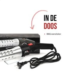 DistinQ BBQ Lighter Aansteker - Elektrische Barbecue Looftlighter Houtskool Starter Voor Barbecue, Grill En Open Haard - 2000 Watt -The Bastard Winkel 1200x1200 453
