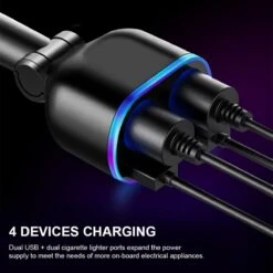 Auto Sigarettenaansteker Splitter - Losse Oplader - USB 2.0 A/USB 3.0 A 2 Poorten - Zwart - Snellader - Splitter - Auto Lader USB 17 Auto Sigarettenaansteker Splitter - Losse Oplader - USB 2.0 A/USB 3.0 A 2 Poorten - Zwart - Snellader - Splitter - Auto Lader USB -The Bastard Winkel 1200x1200 460