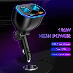 Auto Sigarettenaansteker Splitter - Losse Oplader - USB 2.0 A/USB 3.0 A 2 Poorten - Zwart - Snellader - Splitter - Auto Lader USB 24 Auto Sigarettenaansteker Splitter - Losse Oplader - USB 2.0 A/USB 3.0 A 2 Poorten - Zwart - Snellader - Splitter - Auto Lader USB -The Bastard Winkel 1200x1200 465