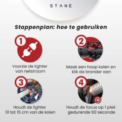 Bbq Aansteker Electrisch - Looftlighter - Bbq Starter - Bbq Accesoires - One Minute Lighter - Incl. Bbq Handschoenen - ®Stane -The Bastard Winkel 1200x1200 496