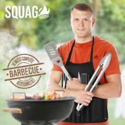 Squago BBQ Accesoires XXL Set Met Schort - Gereedschap - Gereedschapset Tang Borstel Mat 8 Squago BBQ Accesoires XXL Set Met Schort - Gereedschap - Gereedschapset Tang Borstel Mat -The Bastard Winkel 1200x1200 727