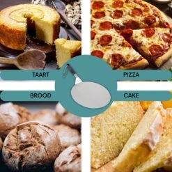 Nowad Pizzaschep RVS Rond - 30,5 Cm - PVC Handvat -The Bastard Winkel 1200x1200 755