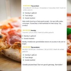 Nowad Pizzaschep RVS Rond - 30,5 Cm - PVC Handvat -The Bastard Winkel 1200x1200 756