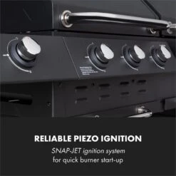 Klarstein Kingsville Double Barbecue - Houtskool- En Gasbarbecue - Smoker BBQ - Inclusief Deksels En Thermometer - Met 2 Roosters - Zwart -The Bastard Winkel 1200x1200 77