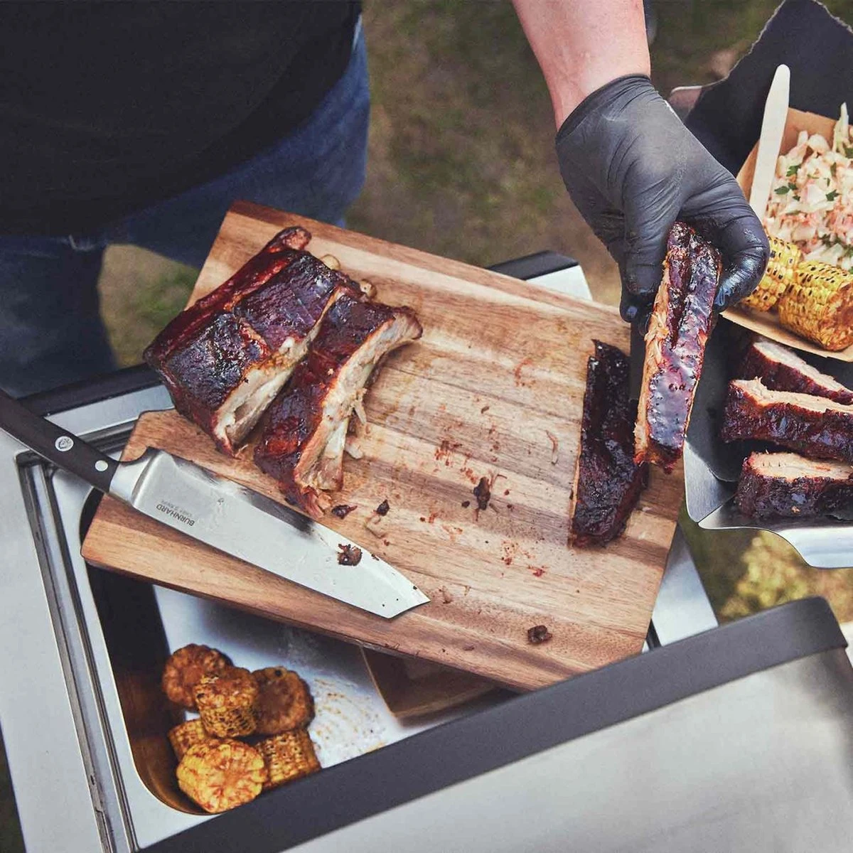 Burnhard Gas BBQ FRED JR. Deluxe - 2 Branders - Incl. Keramische Infraroodbrander & Afdekhoes - Deluxe 15 Burnhard Gas BBQ FRED JR. Deluxe - 2 Branders - Incl. Keramische Infraroodbrander & Afdekhoes - Deluxe - Afbeelding 13