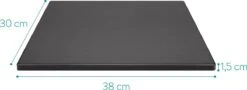 Navaris Pizzasteen XL Voor Oven En Barbecue - Rechthoekige Pizzaplaat 38 X 30 Cm - Inclusief Receptenboek - Keramisch Geglazuurd - Zwart 18 Navaris Pizzasteen XL Voor Oven En Barbecue - Rechthoekige Pizzaplaat 38 X 30 Cm - Inclusief Receptenboek - Keramisch Geglazuurd - Zwart -The Bastard Winkel 1200x439 1