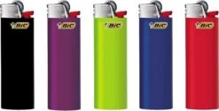 BIC Maxi J26 Aansteker / Aanstekers Willekeurige Kleuren (5 Stuks)